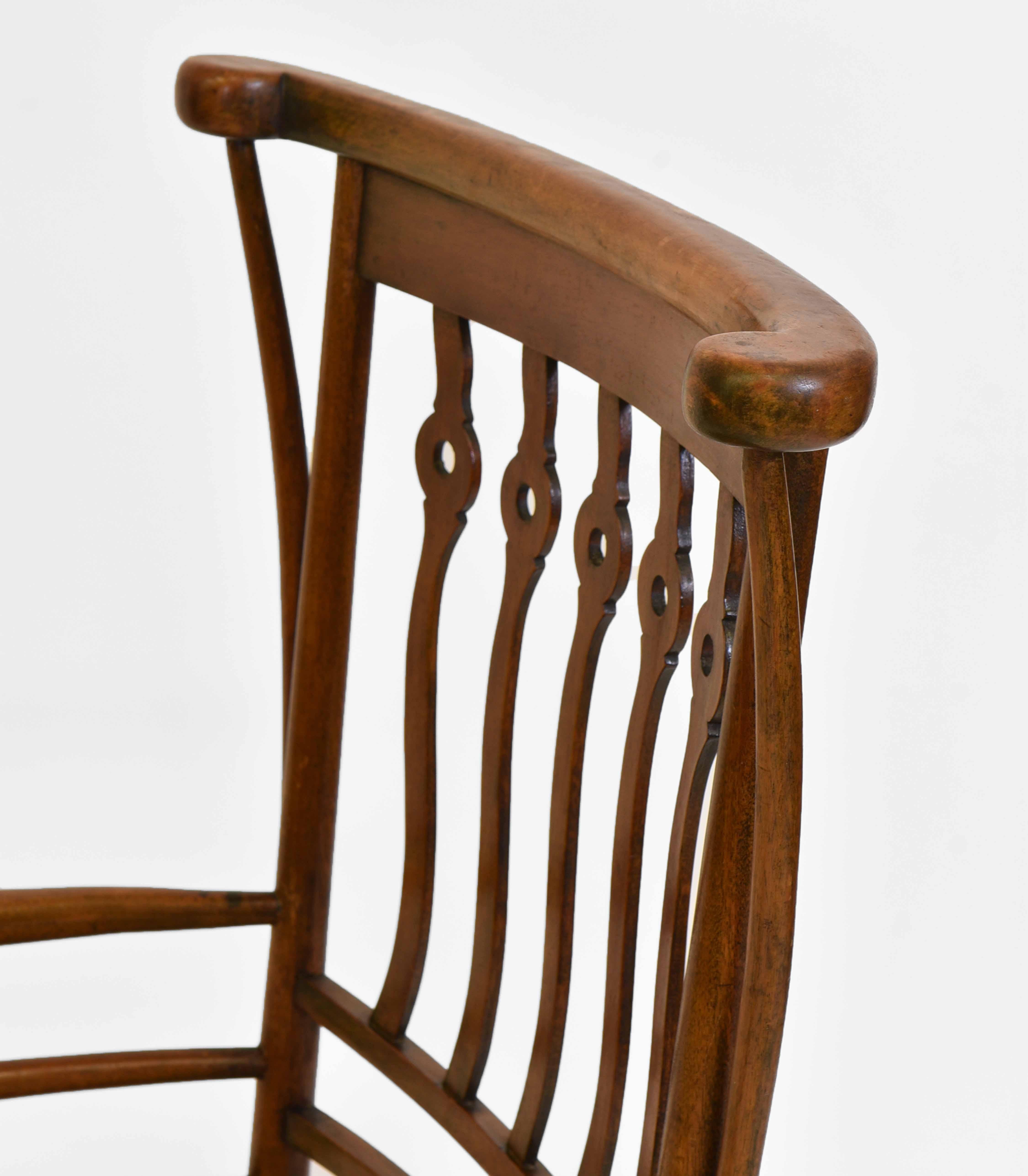 Englischer Arts and Crafts Quaint Binsen-Sessel, sitzend (20. Jahrhundert) im Angebot