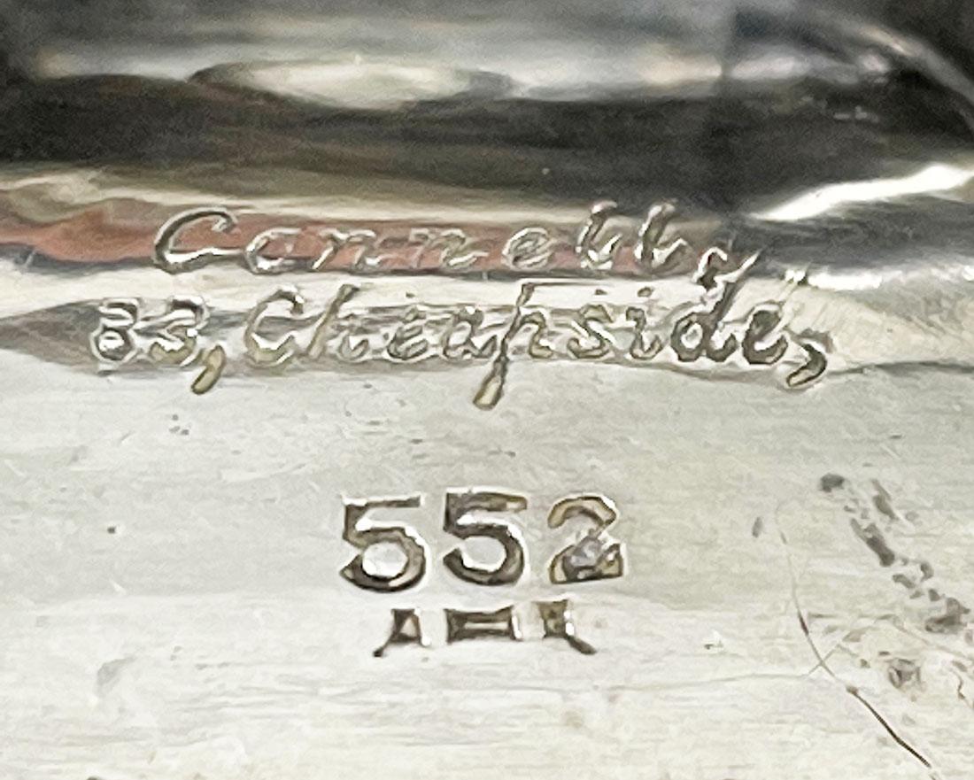 Cuenco inglés de plata Arts & Crafts de George Laurence Conell, Birmingham, 1931 en venta 1