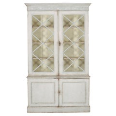 English Astragal Glazed Bookcase