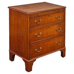 English Bachelors Small Chest or Bedside Cabinet of Mahogany