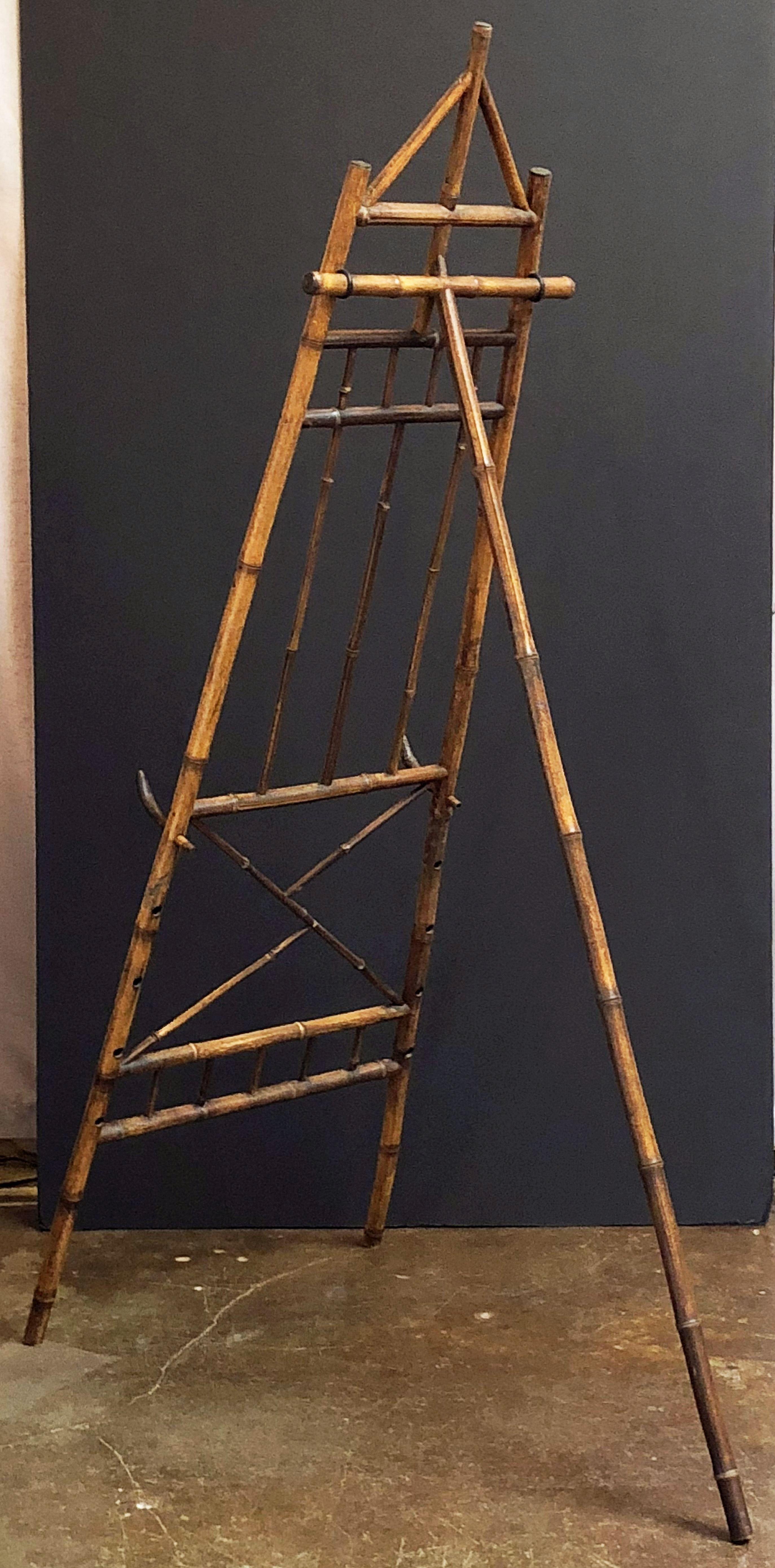 19th Century English Bamboo Display Easel from the Aesthetic Movement Period