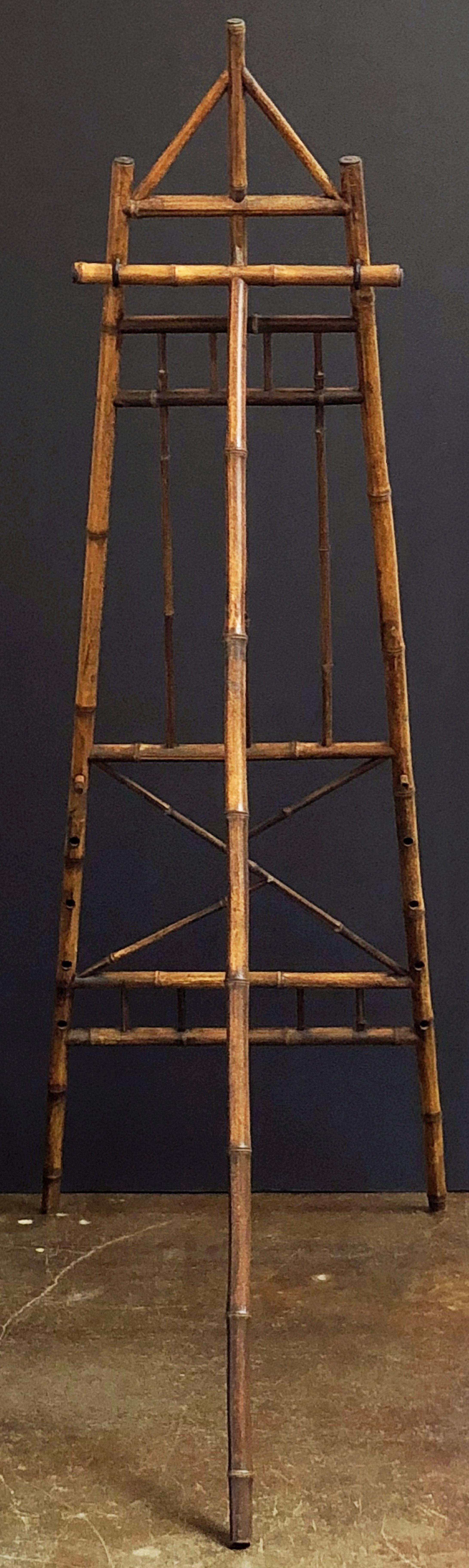 English Bamboo Display Easel from the Aesthetic Movement Period 1