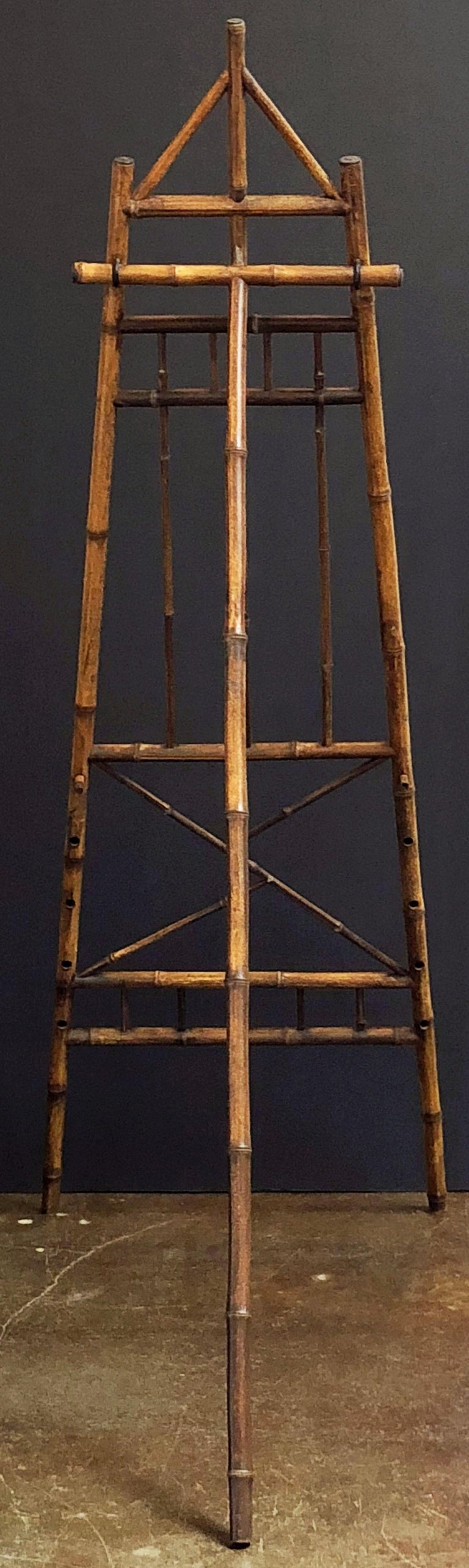 English Bamboo Display Easel from the Aesthetic Movement Period at