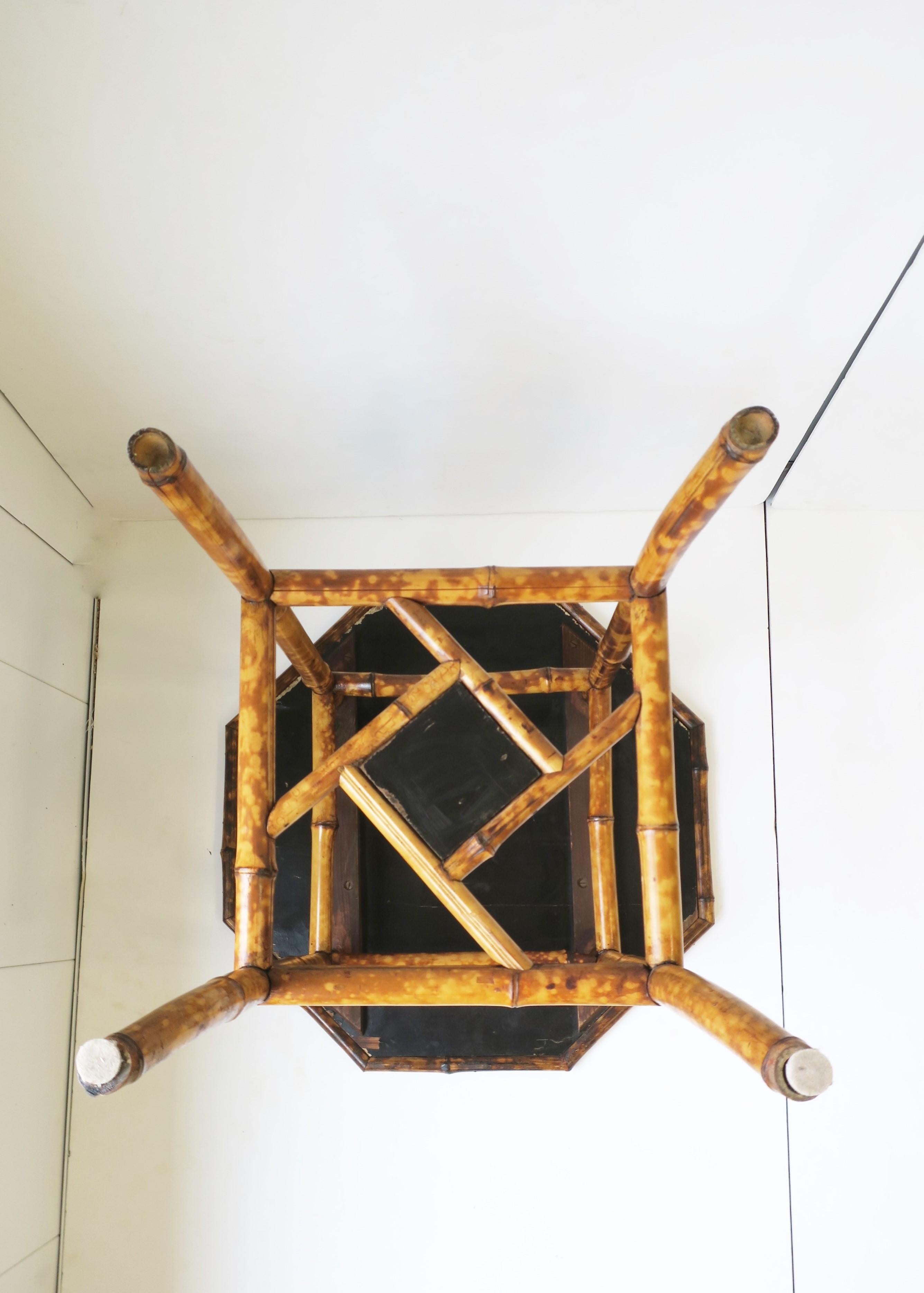 English Bamboo End Table 9