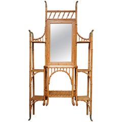 English Bamboo "Fantasy" Etagere