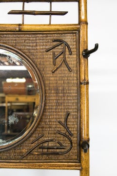 English Bamboo Hall Stand