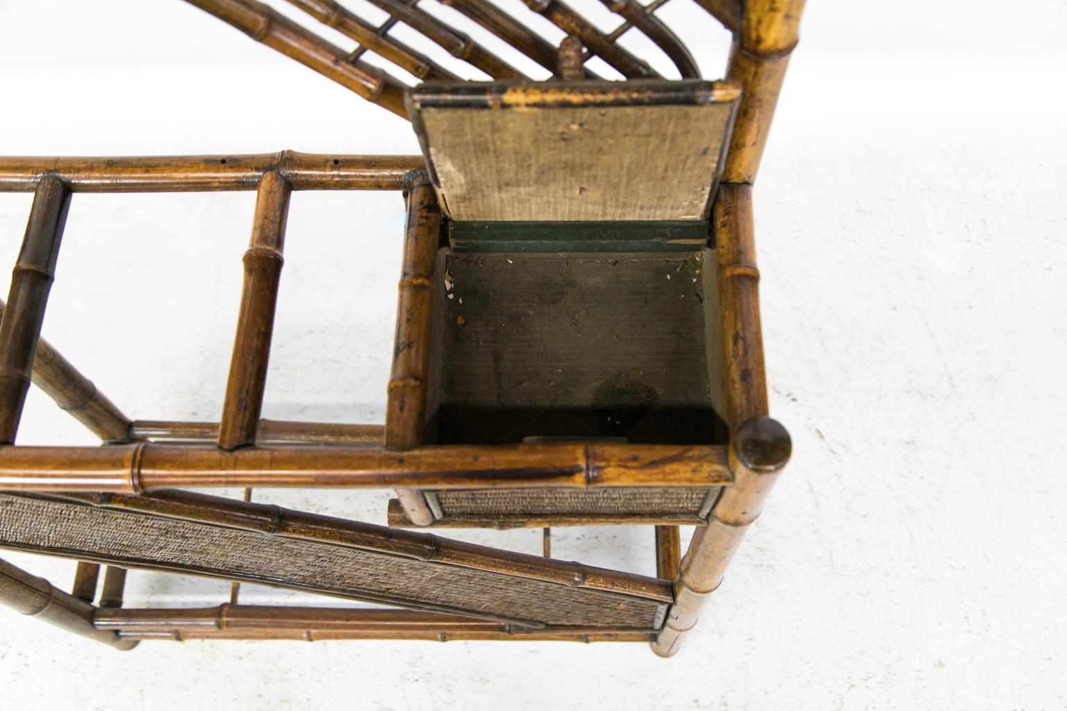 Late 19th Century English Bamboo Hall Stand