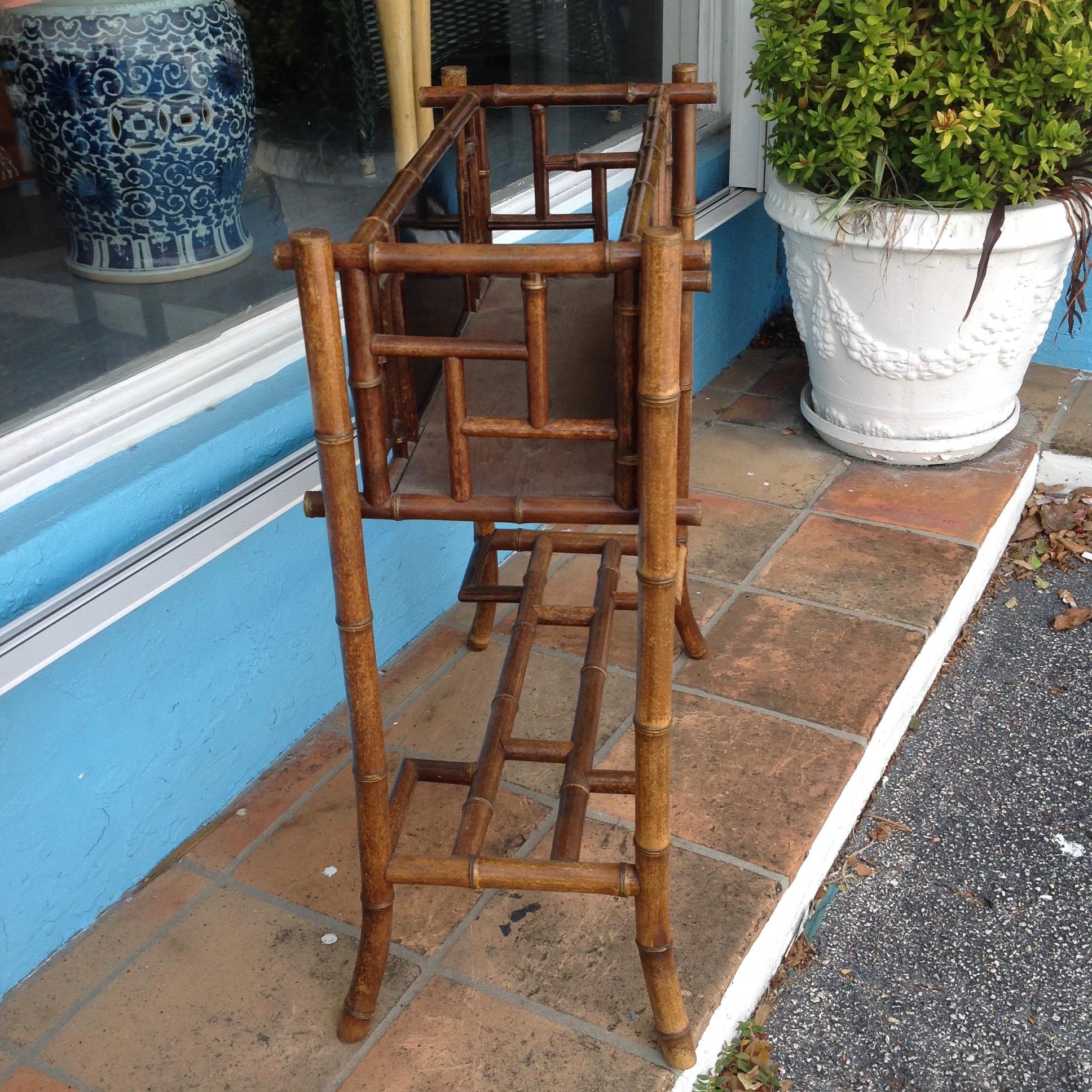 English Bamboo Planter In Good Condition In West Palm Beach, FL