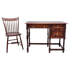 Set da scrivania inglese in stile giacobino Barley Twist