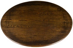 English Barley Twist Oak Oval Dining Table or Centre Table