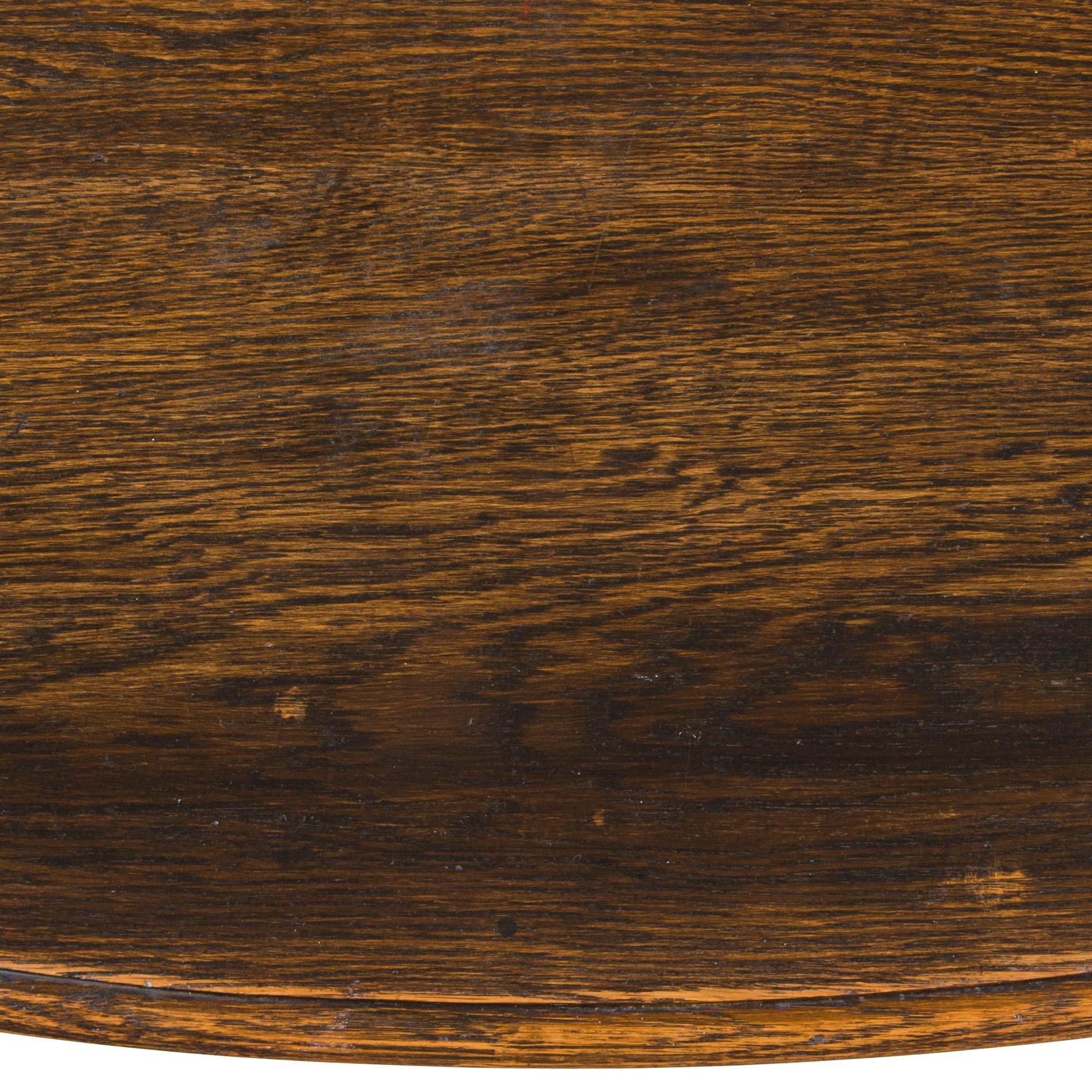Jacobean English Barley Twist Oak Oval Dining Table or Centre Table