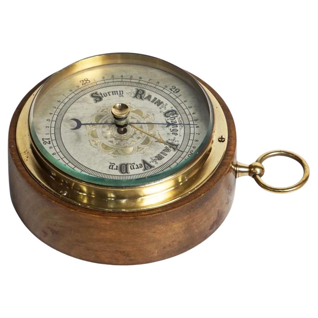 Solid Brass Library Barometer 1914 at 1stDibs gischard barometer