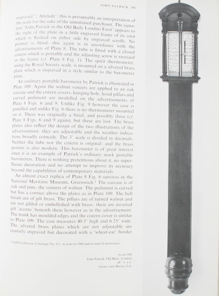 English Barometers, 16801860 by Nicholas Goodison, First Edition Book