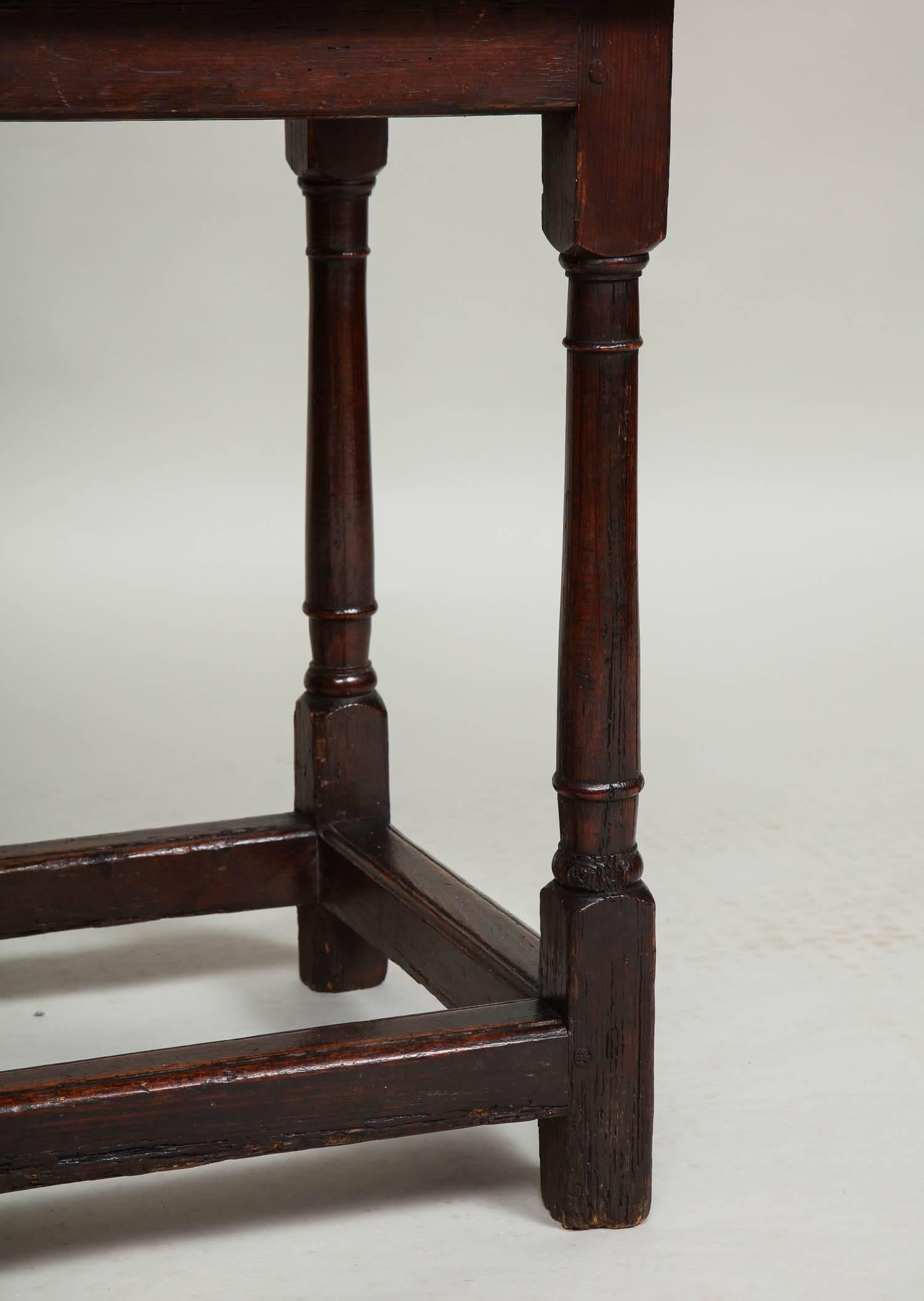 17th Century English Baroque Low Side Table