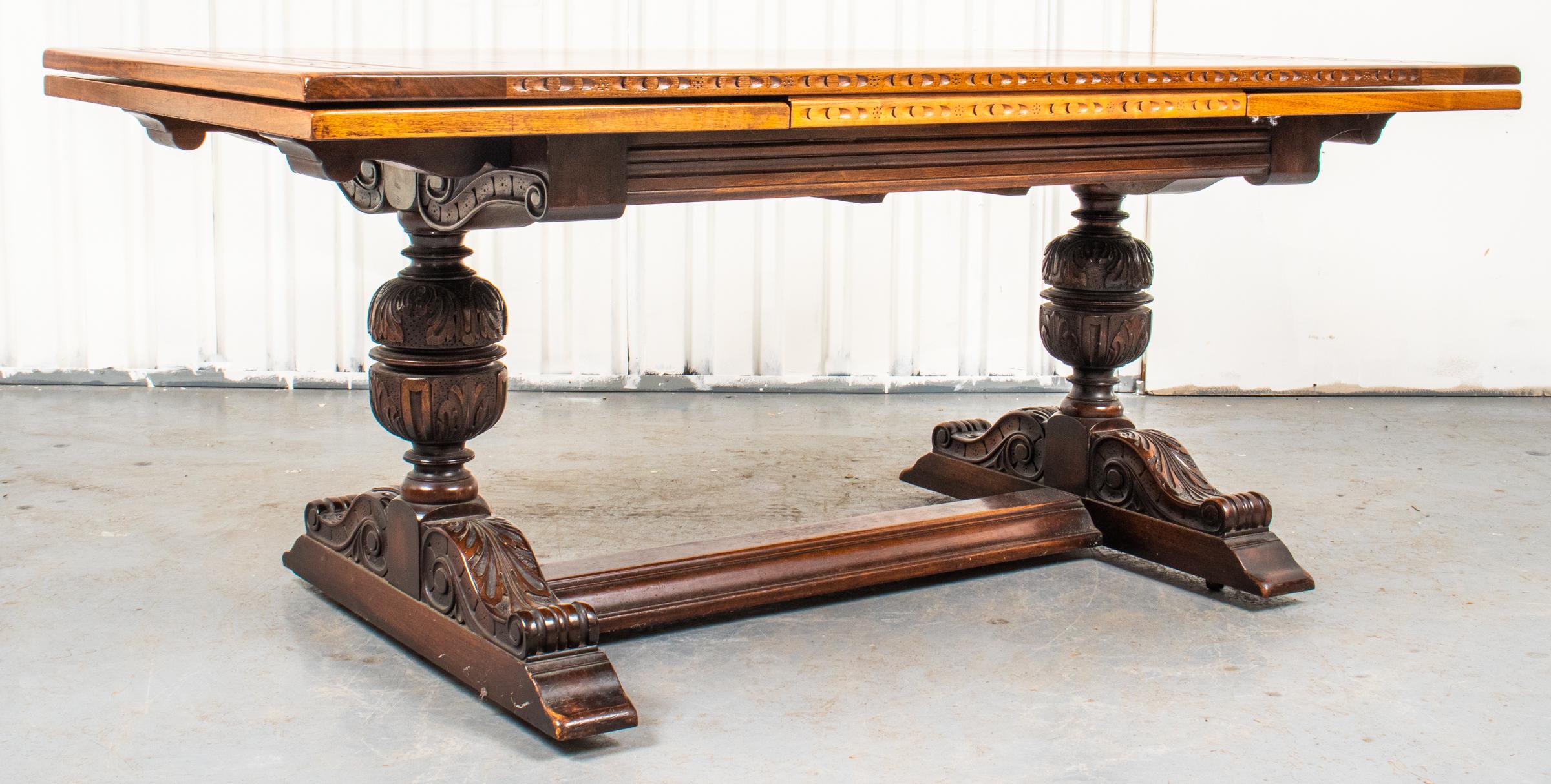 English Baroque Style Extension Dining Table 2