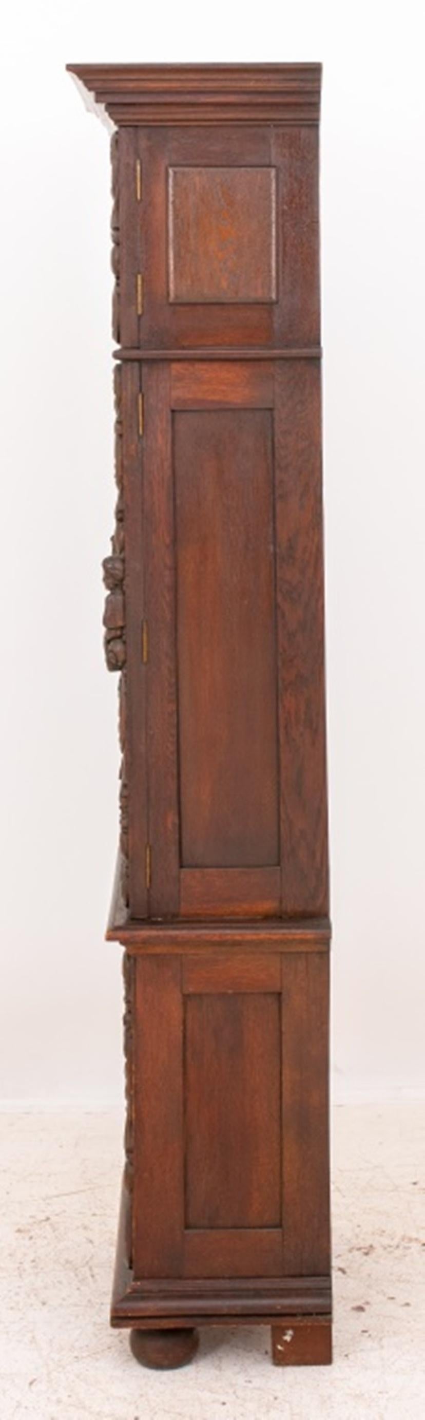 English Baroque Style Tall Case Clock 2