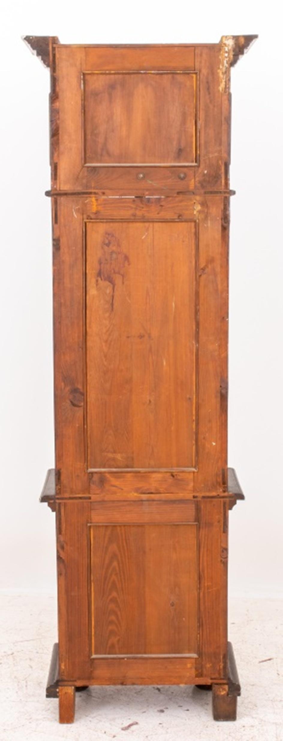 English Baroque Style Tall Case Clock 3