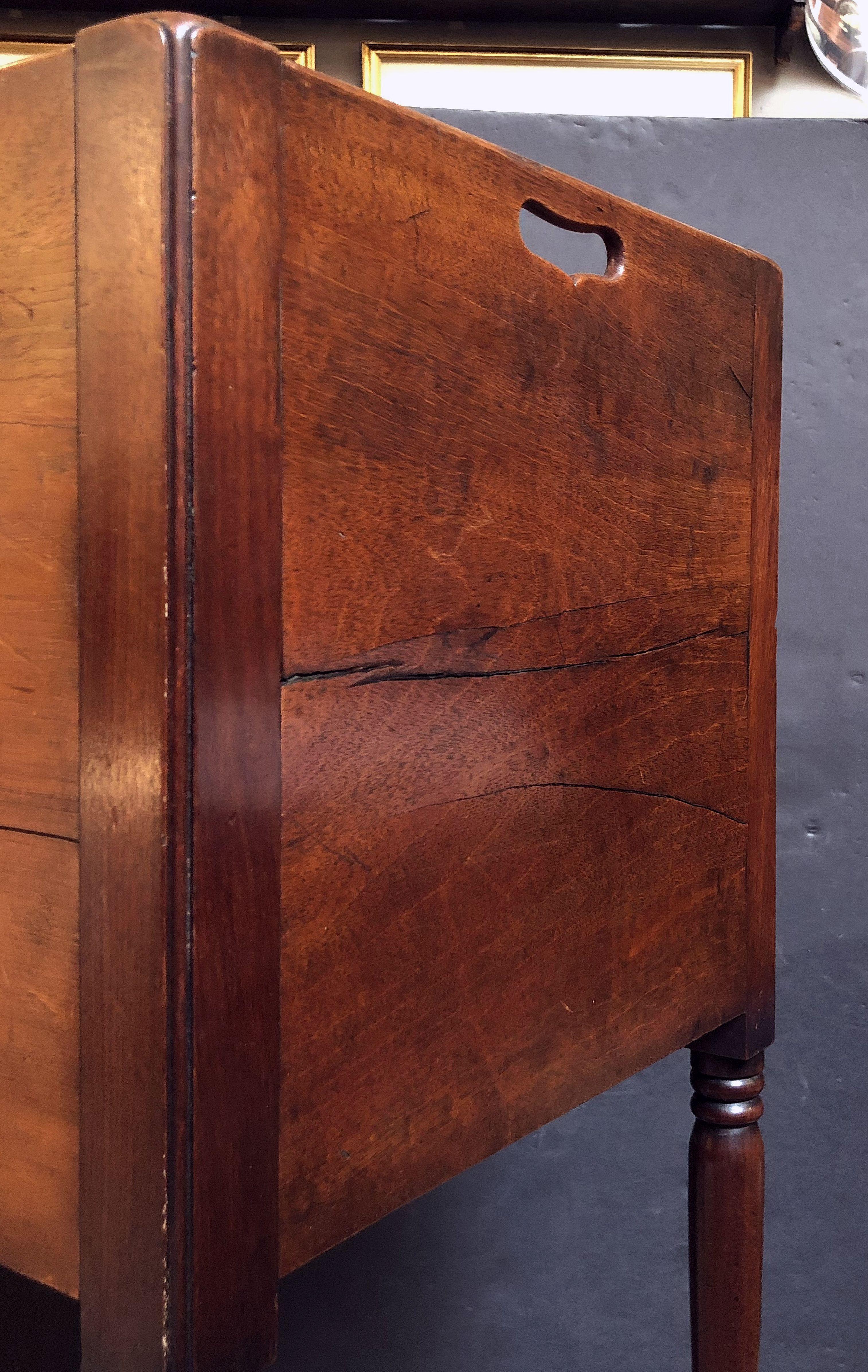 English Bedside Table or Nightstand of Mahogany from the William IV Era 9
