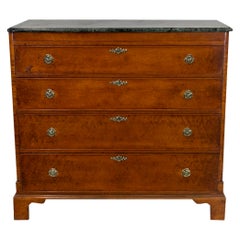 Antique English Birdseye Maple Chest