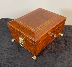 English Birdseye Maple Sewing Box