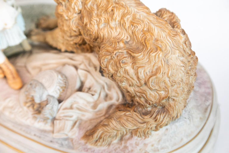 English Bisque Figural Group For Sale at 1stDibs