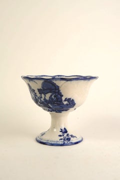 English Blakeney Ironstone Pedestal Centerpiece, 19th Century