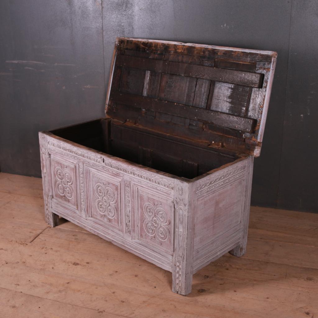 English Bleached Coffer For Sale 1