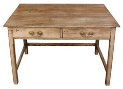 English Bleached Mahogany Writing Table