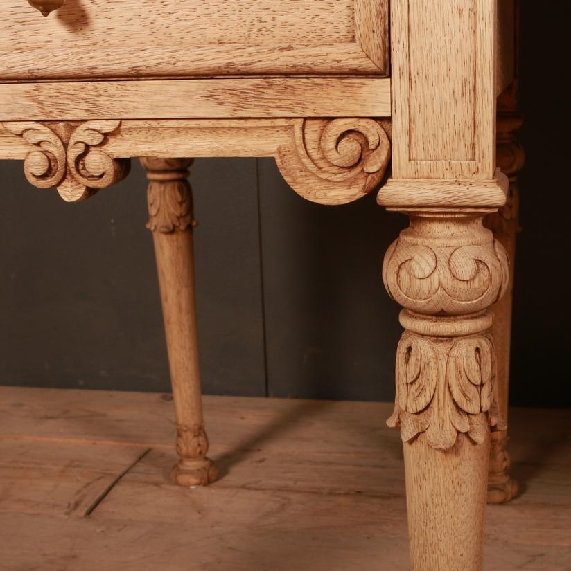English Bleached Oak Desk 3