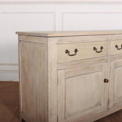 English Bleached Oak Dresser Base