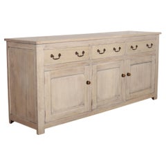 English Bleached Oak Dresser Base