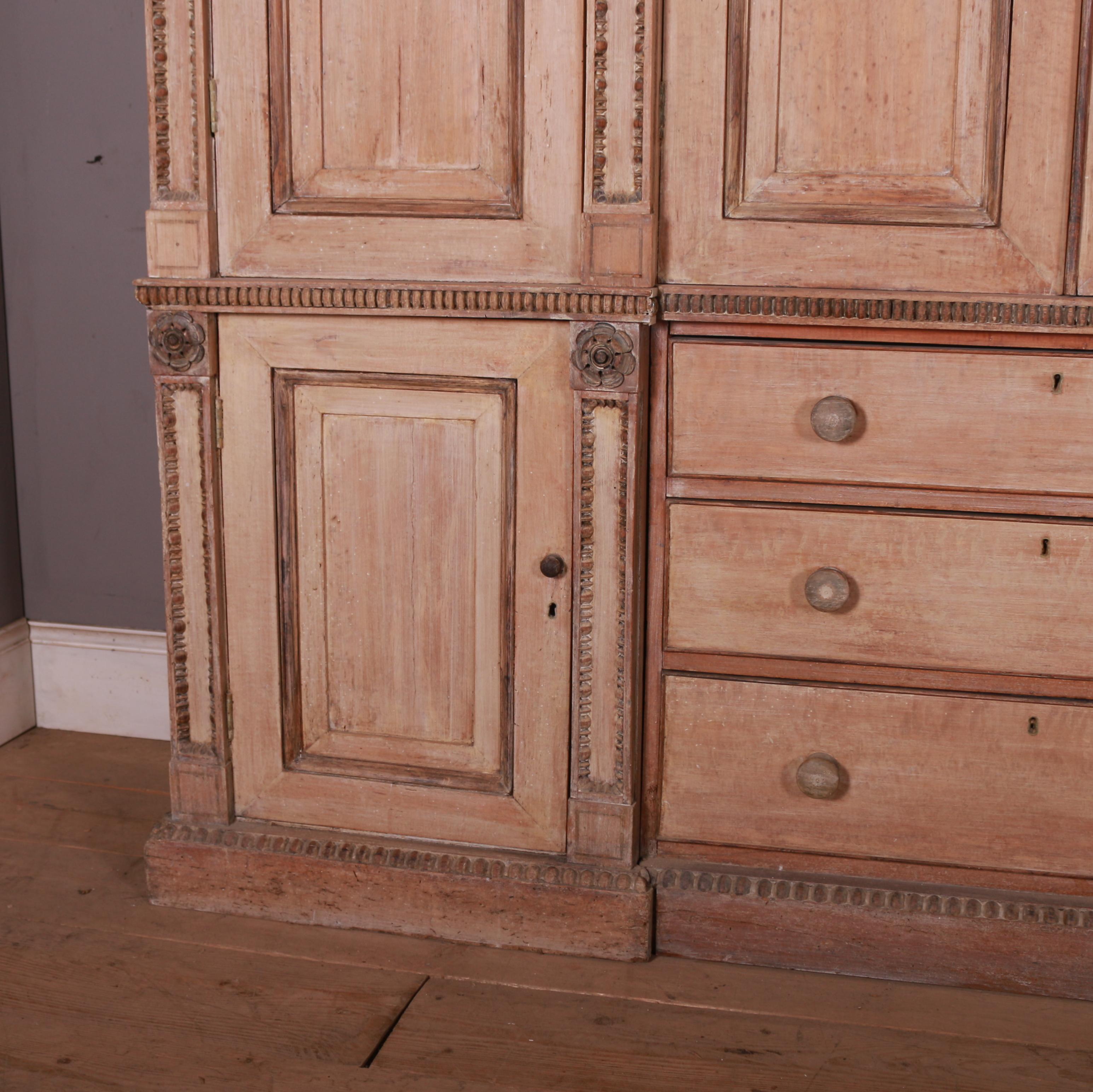 Stunning early 19th C English bleached walnut housekeepers cupboard. 1840.



Dimensions
82 inches (208 cms) Wide
22 inches (56 cms) Deep
89 inches (226 cms) High.