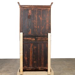 English Blinded Stepback Cabinet