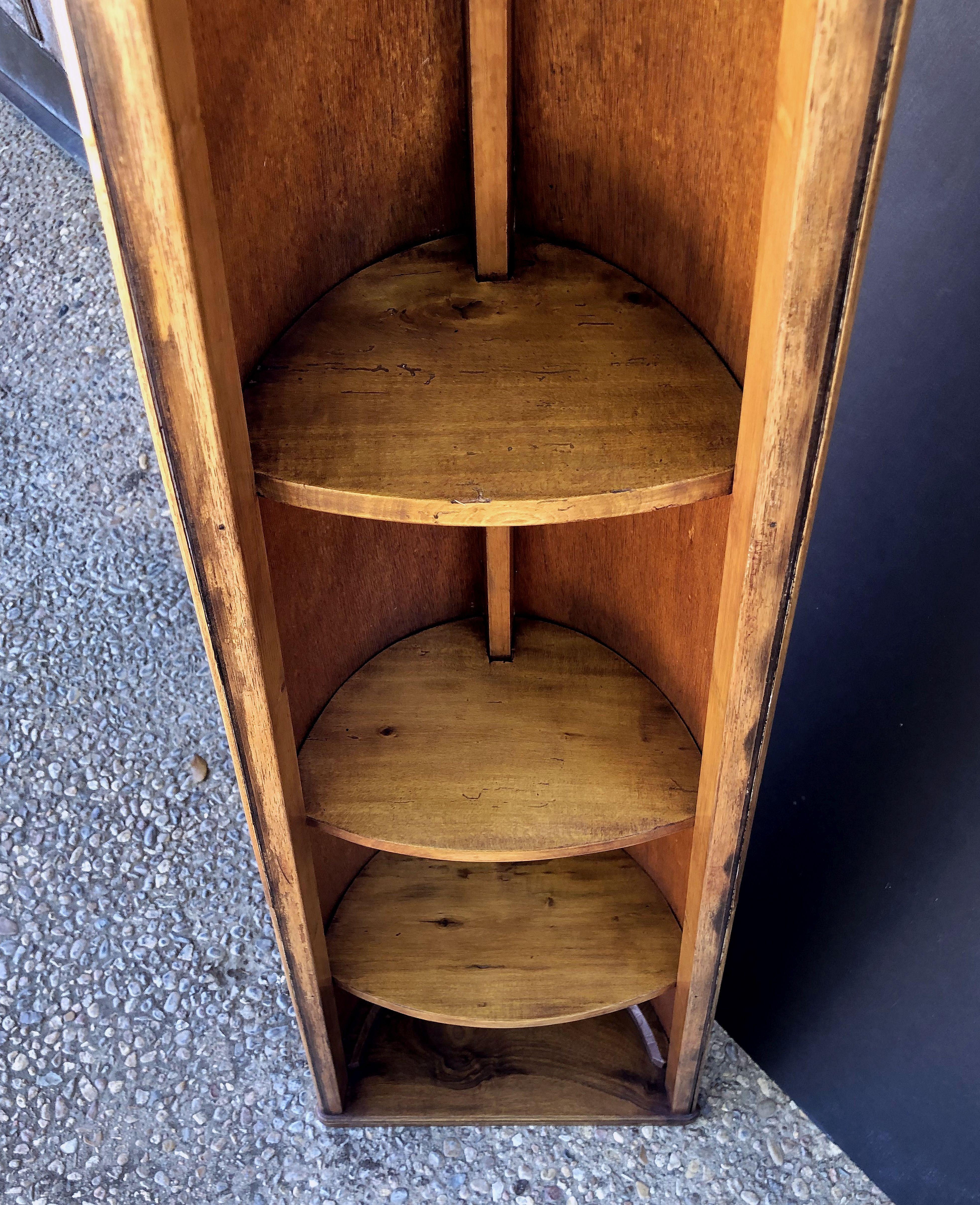 English Boat Shelf or Book Case of Mahogany in the Form of a Row Boat 11