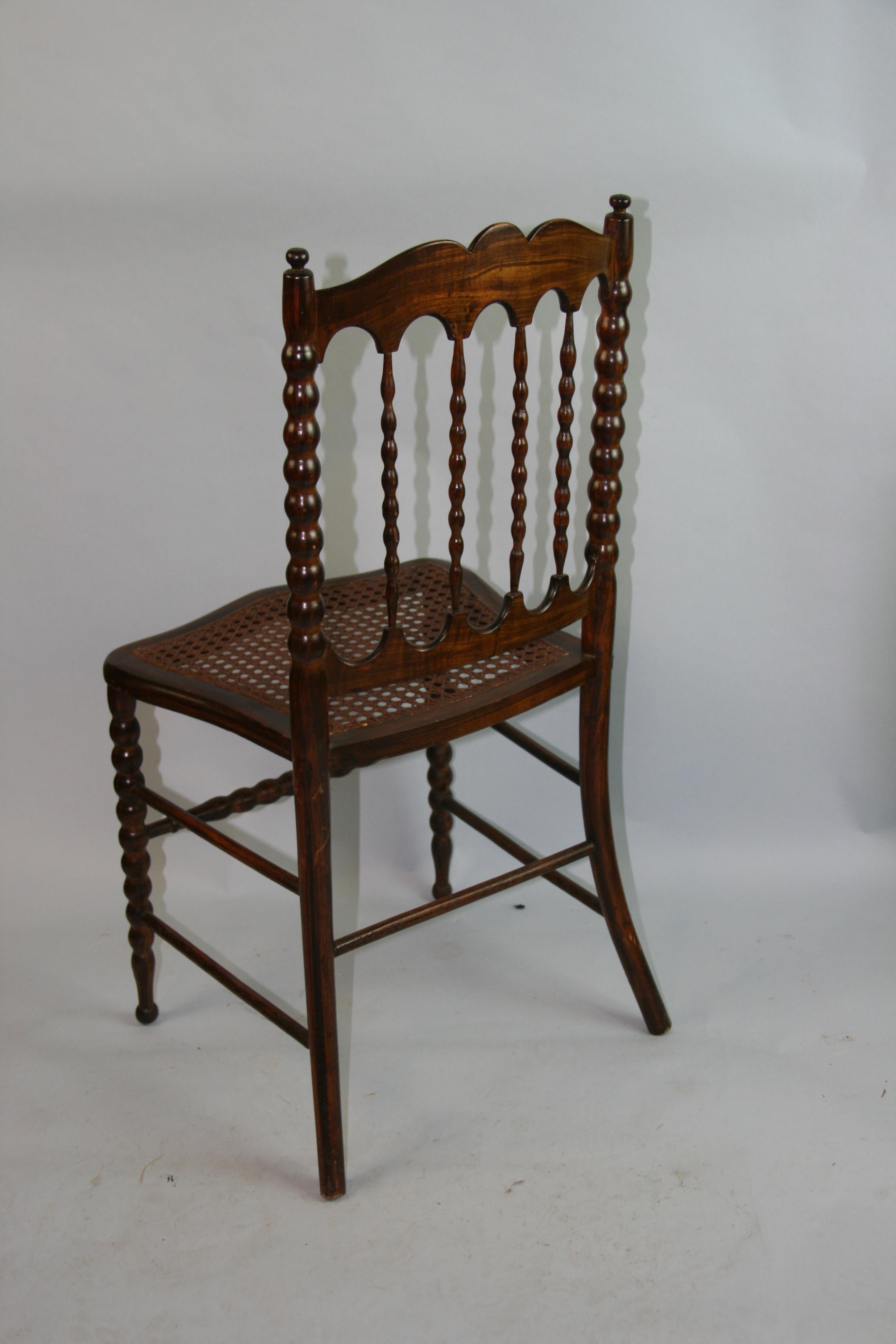 English Bobbin Chair Circa 1920 3