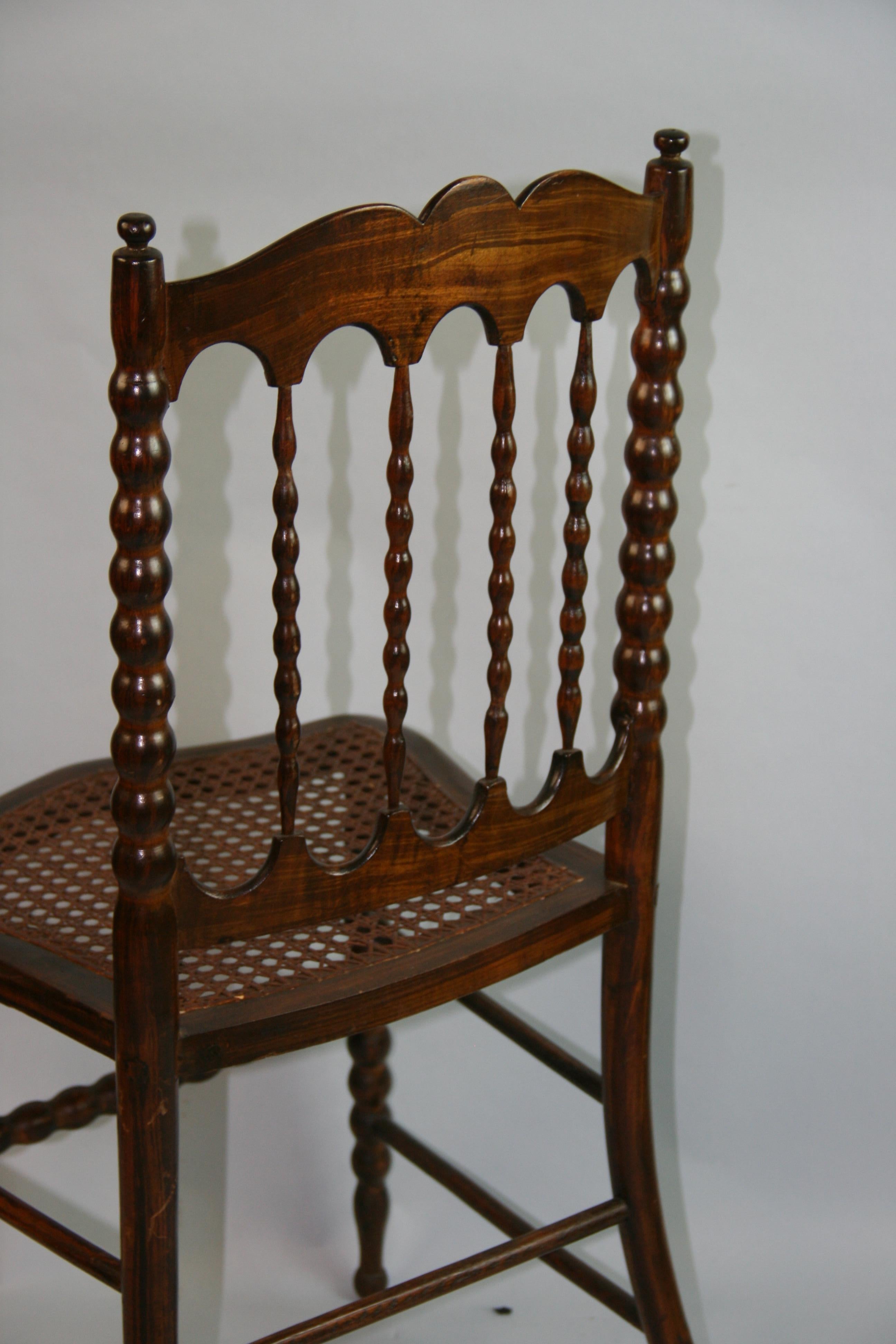 English Bobbin Chair Circa 1920 4