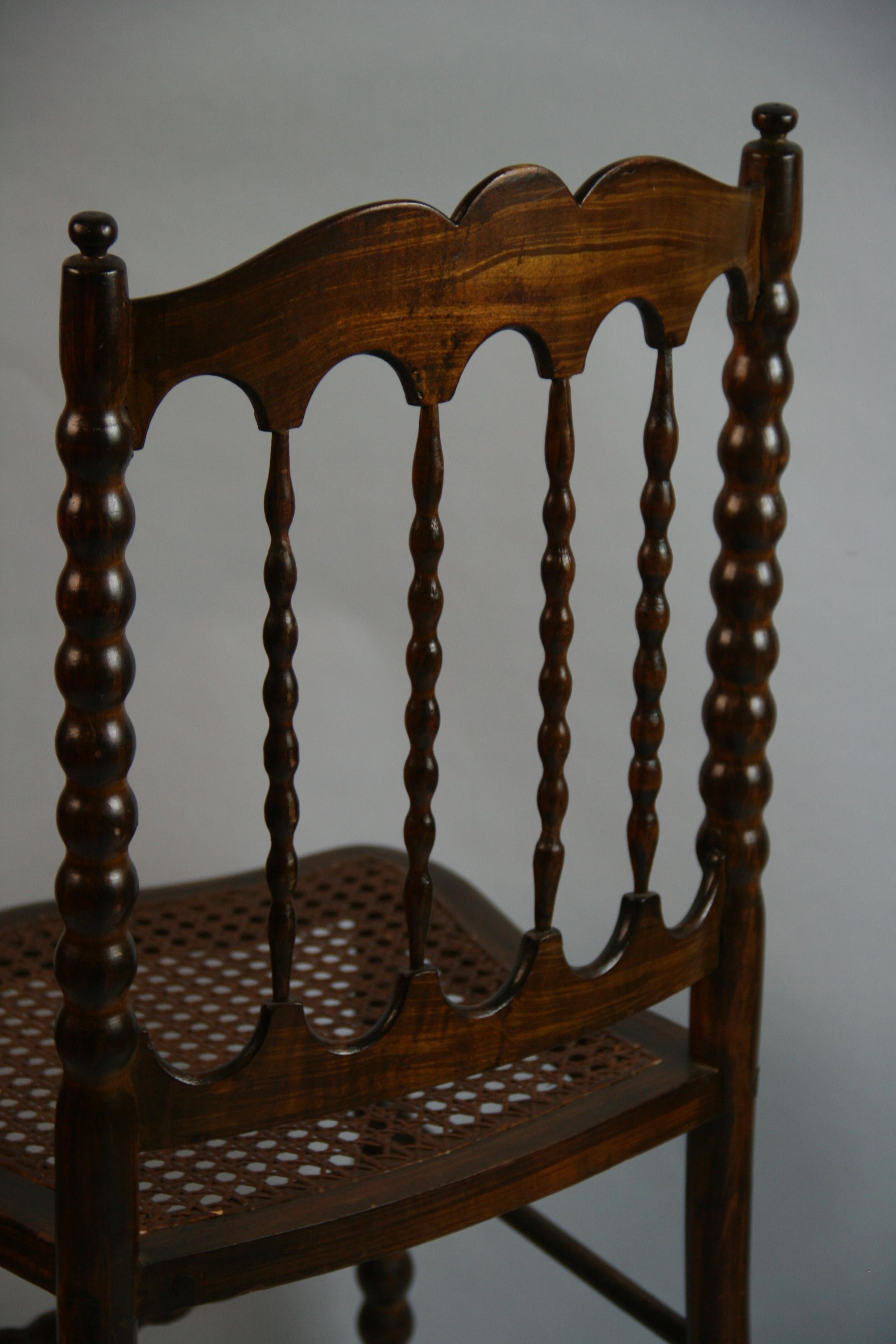 English Bobbin Chair Circa 1920 5