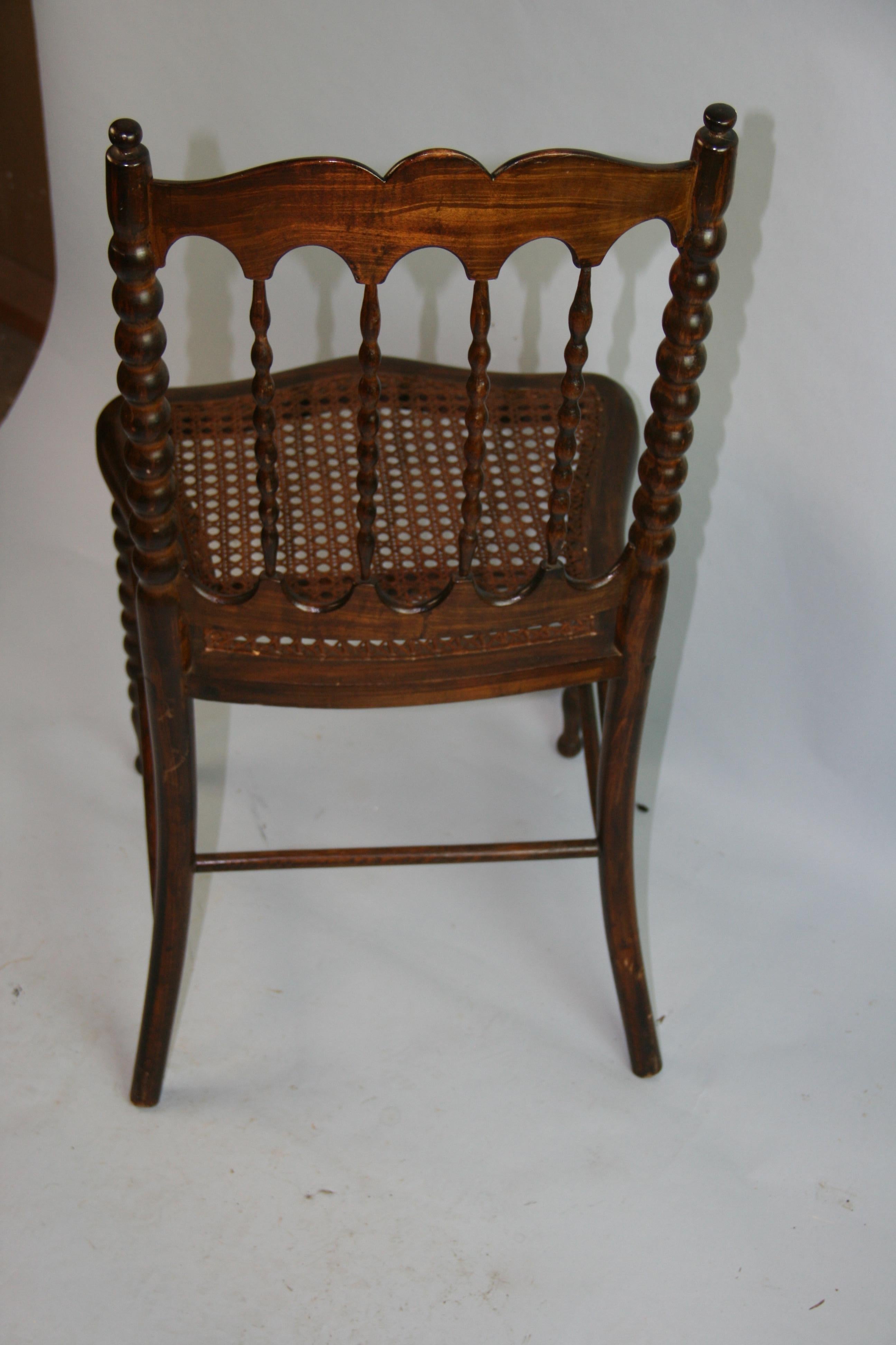 English Bobbin Chair Circa 1920 8