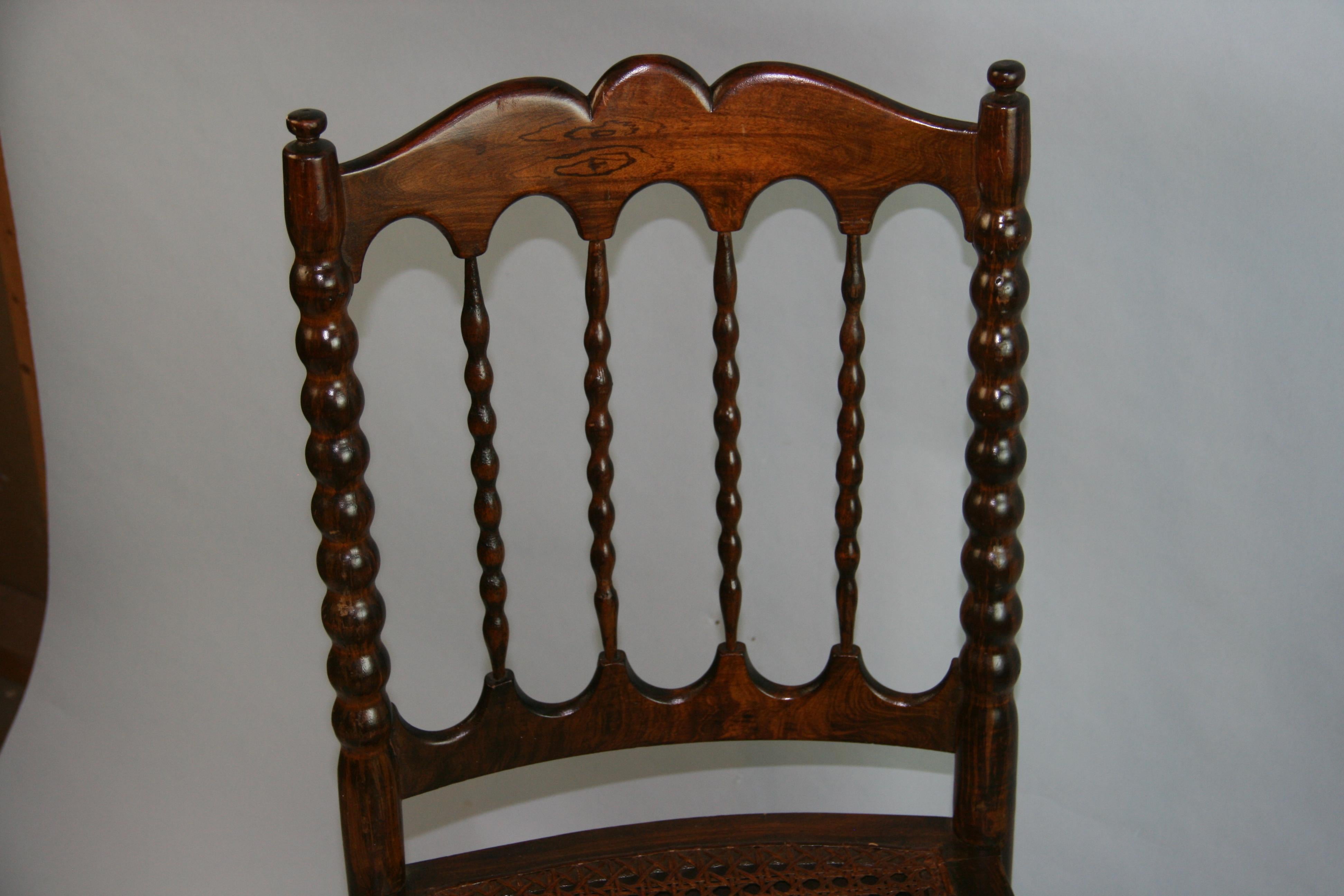 English Bobbin Chair Circa 1920 2