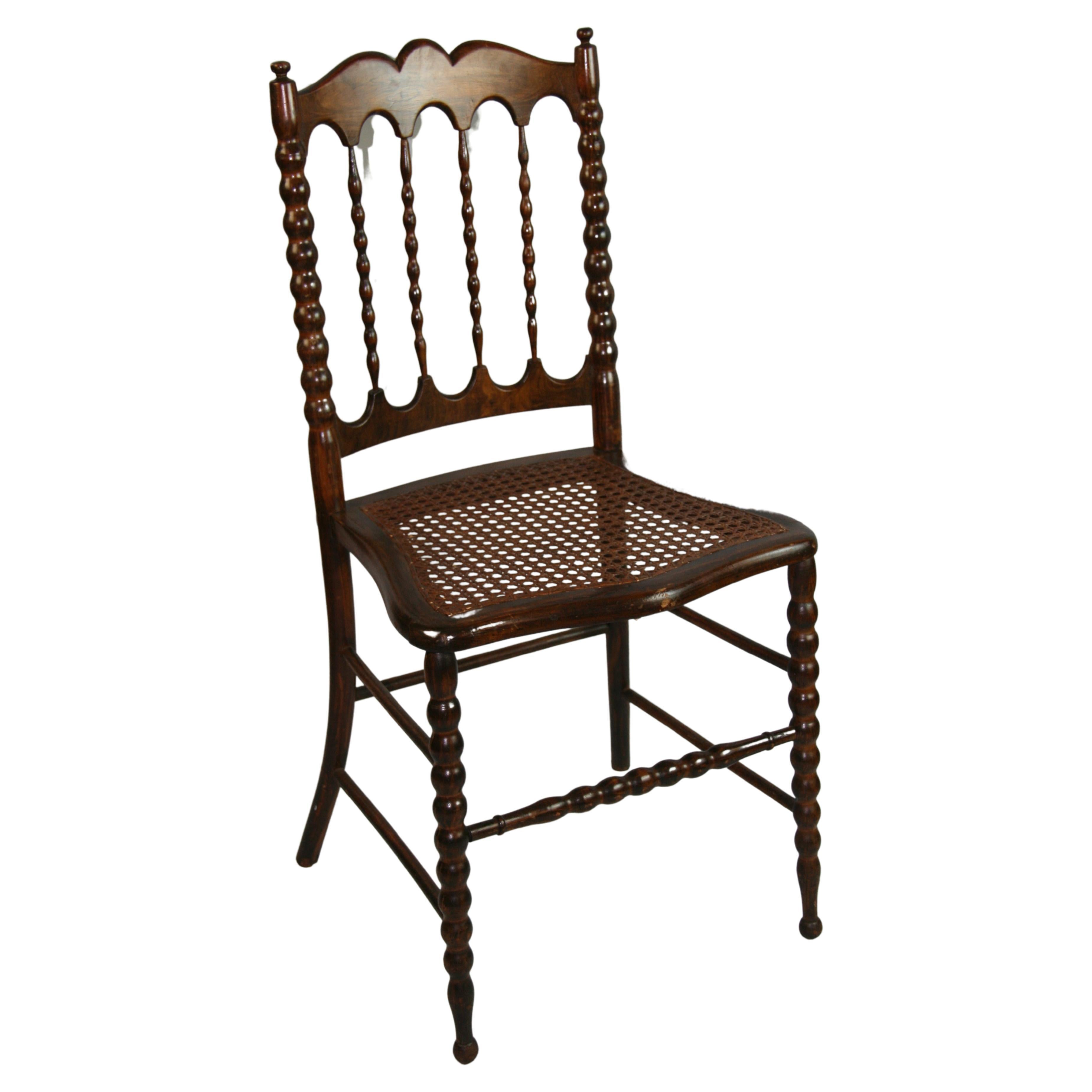 English Bobbin Chair Circa 1920