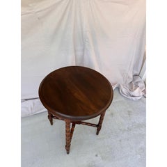 English Bobbin Twist Side Table