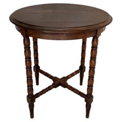 English Bobbin Twist Side Table