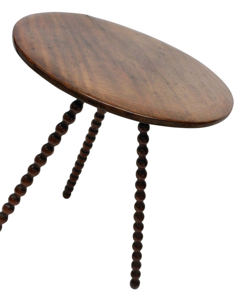 English Bobbin Work Side Table For Sale at 1stDibs