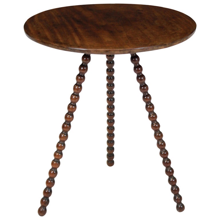 English Bobbin Work Side Table For Sale at 1stDibs