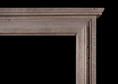 Chimenea inglesa Bolection de piedra travertino