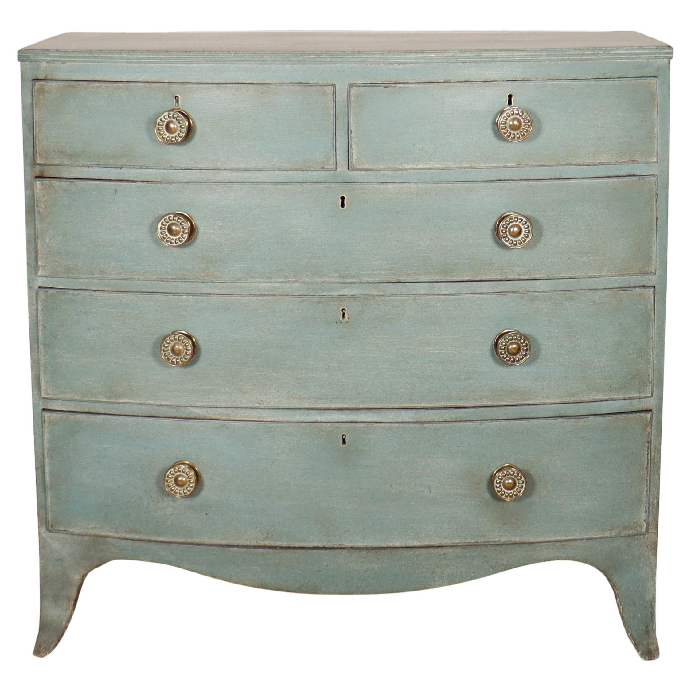 Cassettiera inglese ad arco