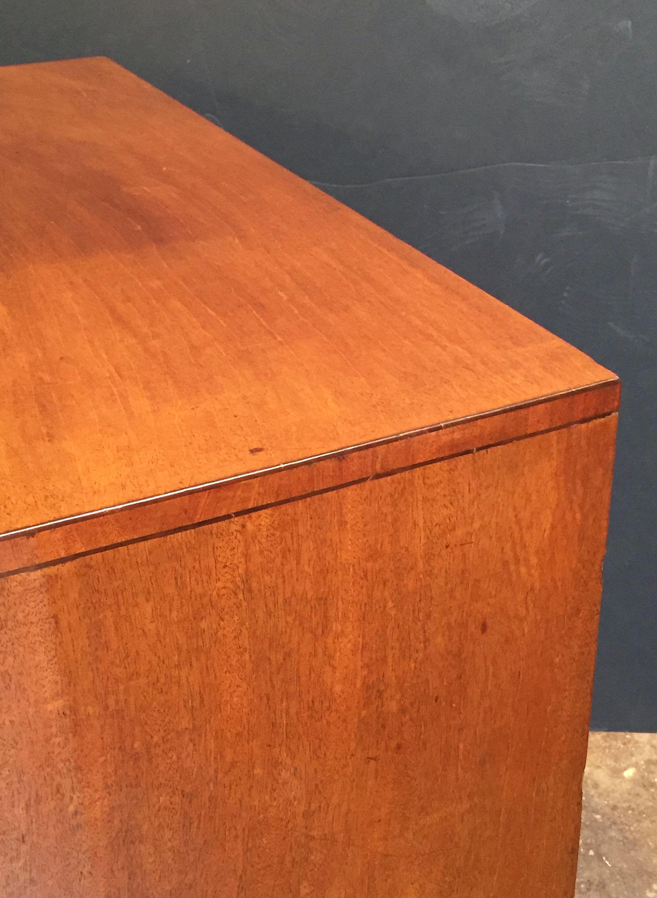 English Bow Front Chest of Mahogany 3