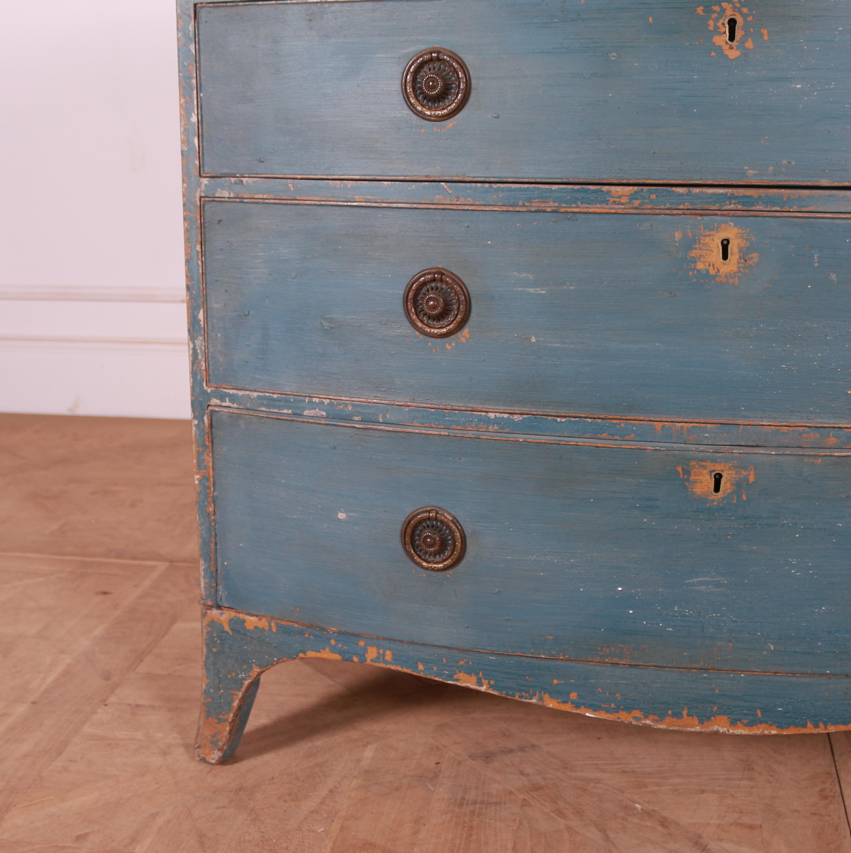 George III English Bowfront Chest of Drawers