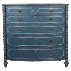 English Bowfront Chest of Drawers