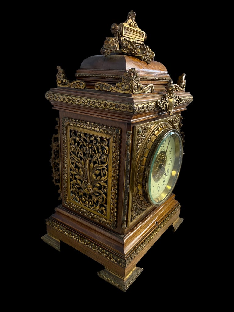 English Bracket Clock, 19th Century For Sale at 1stDibs